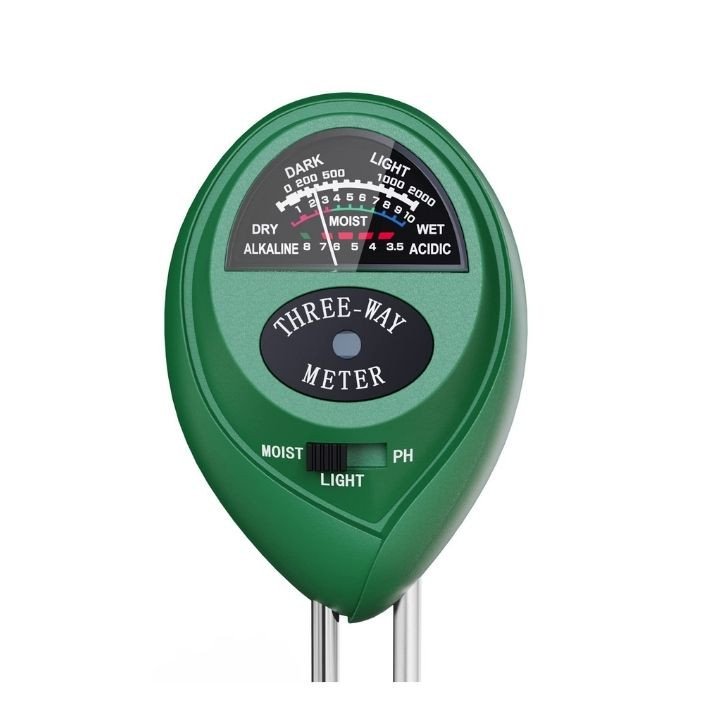 Premium Quality 3 in 1 Soil Tester pH Meter with Moisture & Light Meter | LCD Display