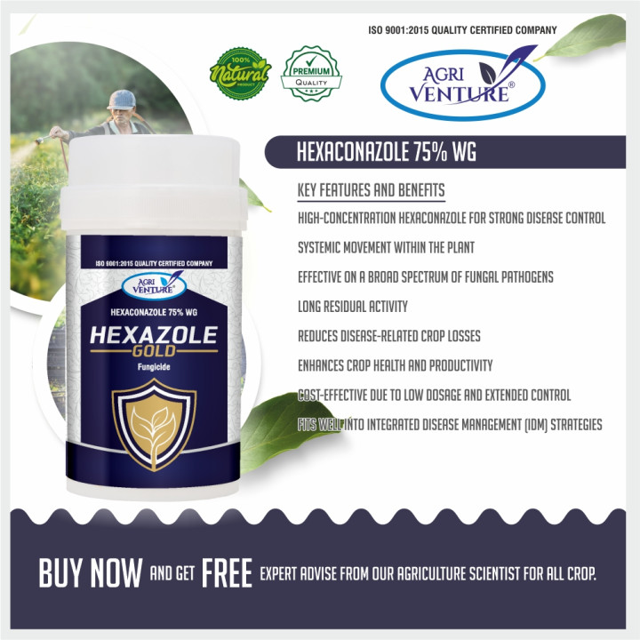 Agriventure Hexazole Gold Systemic Fungicide - Hexaconazole 75% WG – thumb