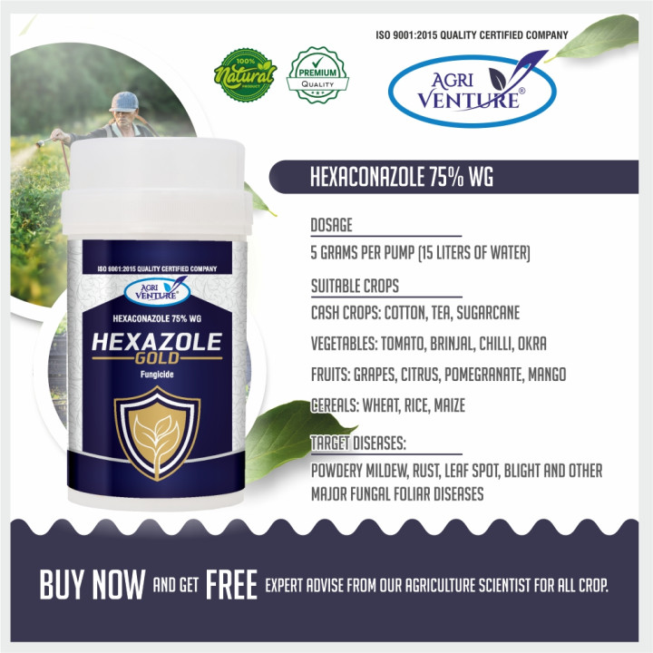 Agriventure Hexazole Gold Systemic Fungicide - Hexaconazole 75% WG – thumb