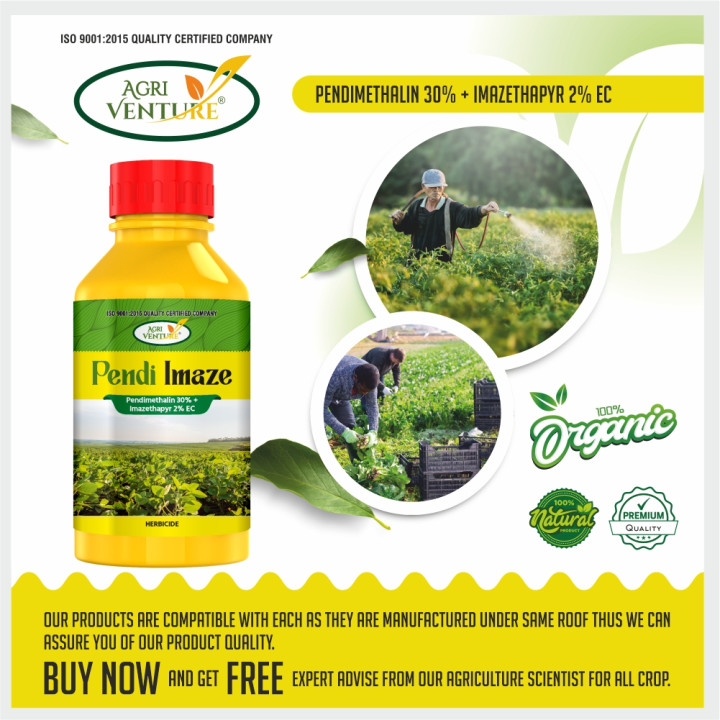Agriventure Pendi Imaze Selective Herbicide - Pendimethalin 30% + Imazethapyr 2% EC – thumb