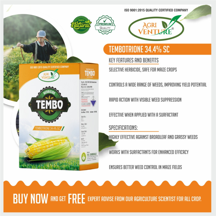 Agriventure Tembo Herbicide - Tembotrione 34.4% SC – thumb