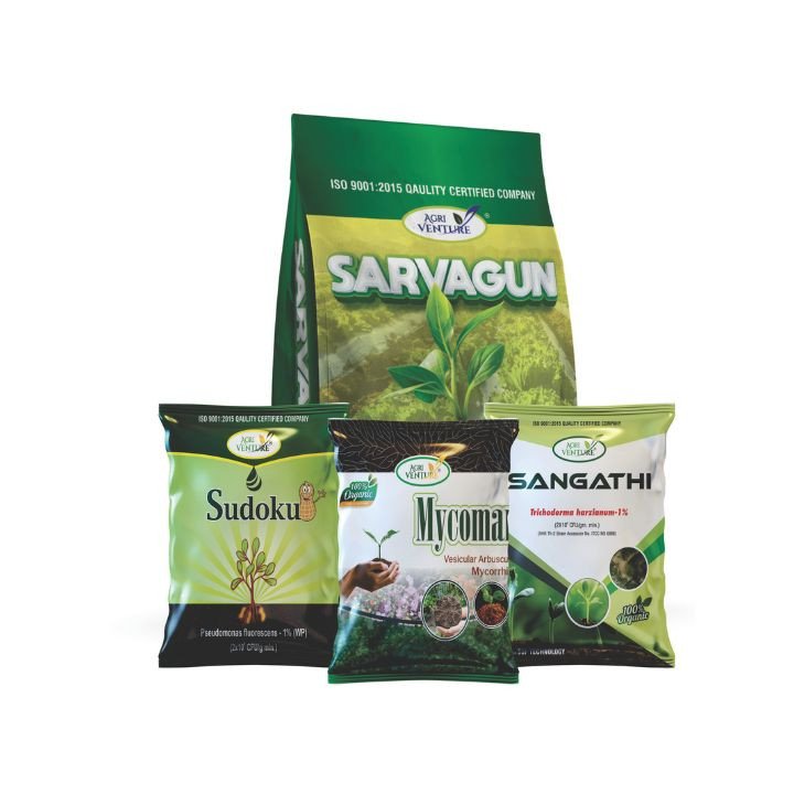 Agriventure Sarvgun (Mycorrhiza + Trichoderma + Pseudomonas) Kit – main view
