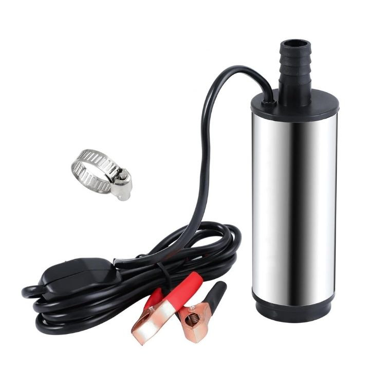 12V DC Portable Submersible Pump 60W for Diesel, Oil & Water Transfer