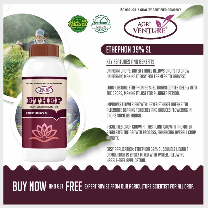 Agriventure Ethep Plant Growth Regulator - Ethephon 39% SL – thumb