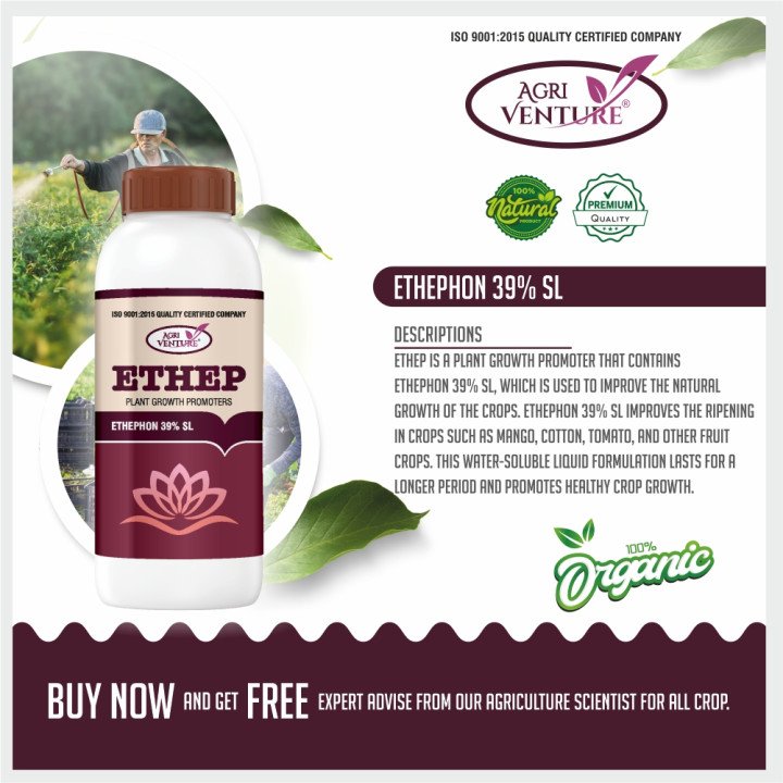Agriventure Ethep Plant Growth Regulator - Ethephon 39% SL – thumb