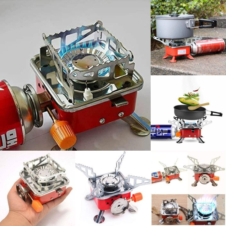 Portable Camping Gas Stove with Butane Gas Canister – thumb