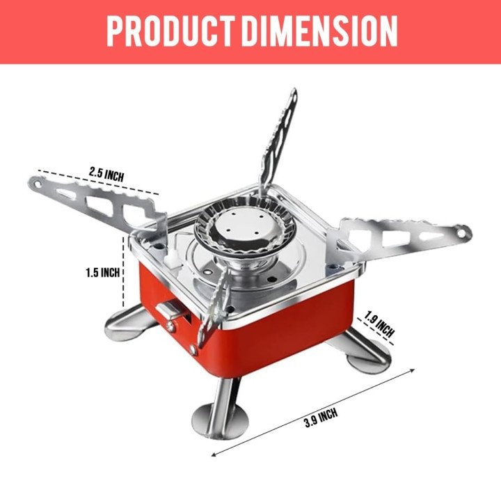 Portable Camping Gas Stove with Butane Gas Canister – thumb