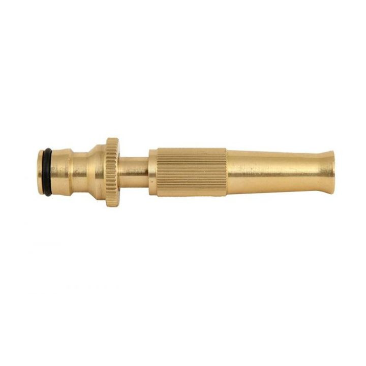 Divine Tree 16 mm Brass Gun Water Spray Nozzle Connector for Garden Hose Pipe