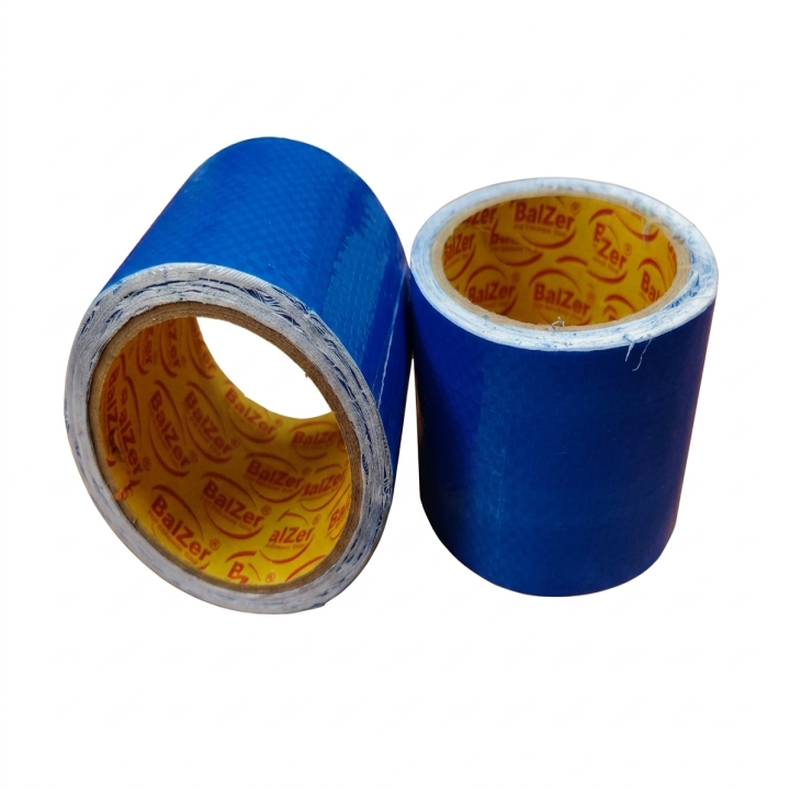 HDPE Tarpaulin Repair Tape 3 Inch x 10 Meter Heavy Duty Self-Adhesive Blue Roll – thumb