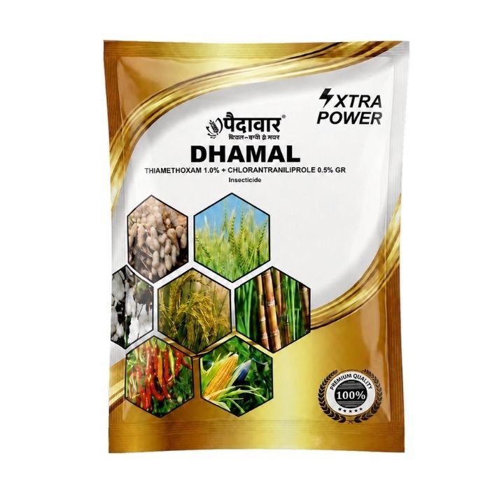 Paidavaar Dhamal Insecticide – Thiamethoxam 1.0% + Chlorantraniliprole 0.5% GR