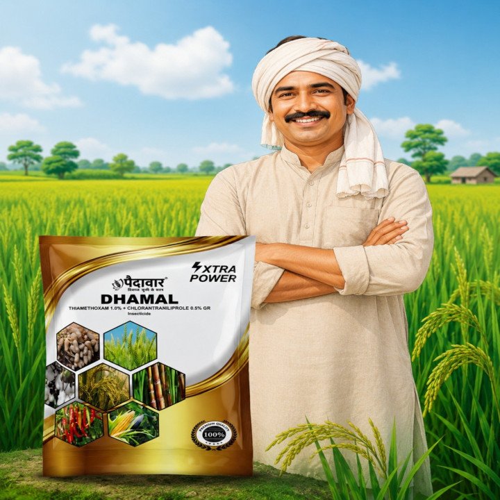 Paidavaar Dhamal Insecticide – Thiamethoxam 1.0% + Chlorantraniliprole 0.5% GR – thumb