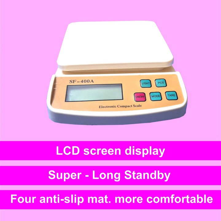 Multipurpose Portable Electronic Digital Weighing Machine with Backlight LCD Display – thumb