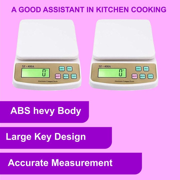 Multipurpose Portable Electronic Digital Weighing Machine with Backlight LCD Display – thumb
