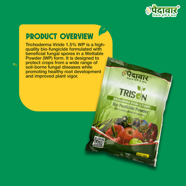 Paidavaar Trison Bio Fungicide - Trichoderma Viride 1.5% WP – thumb