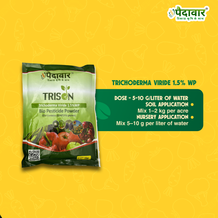 Paidavaar Trison Bio Fungicide - Trichoderma Viride 1.5% WP – thumb