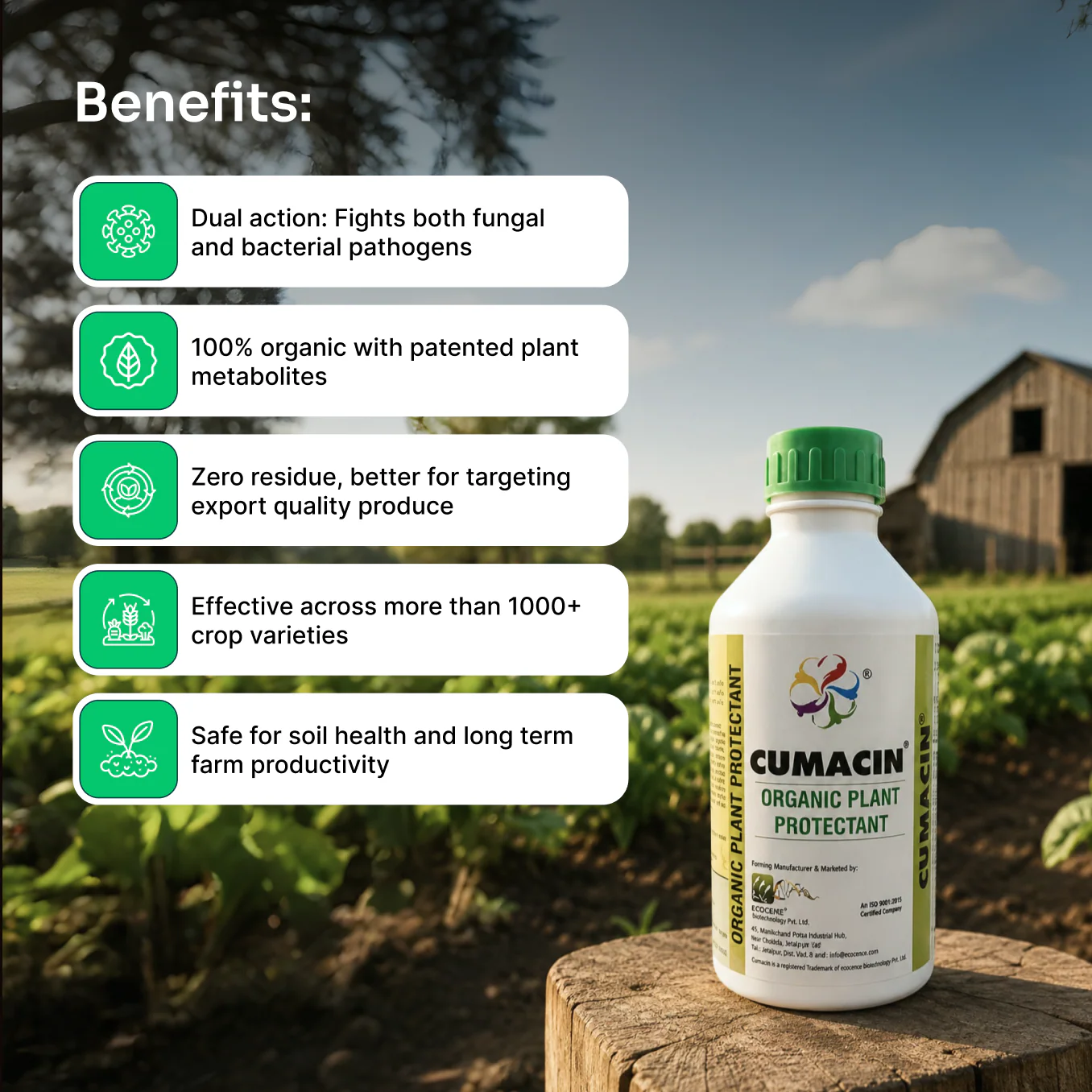 Laccgene Cumacin Organic Foliar Fungicide – thumb