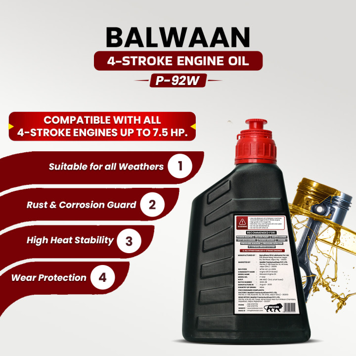 Balwaan 4 Stroke Oil P-92W - 650 ml – thumb