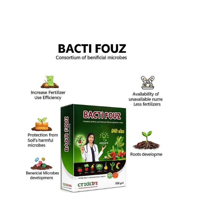 Cytolife Bactifouz Bio Fertilizer for Soil Health & Root Development – thumb