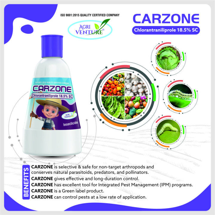 AgriVenture CARZONE Chlorantraniliprole 18.5% SC Insecticide – thumb