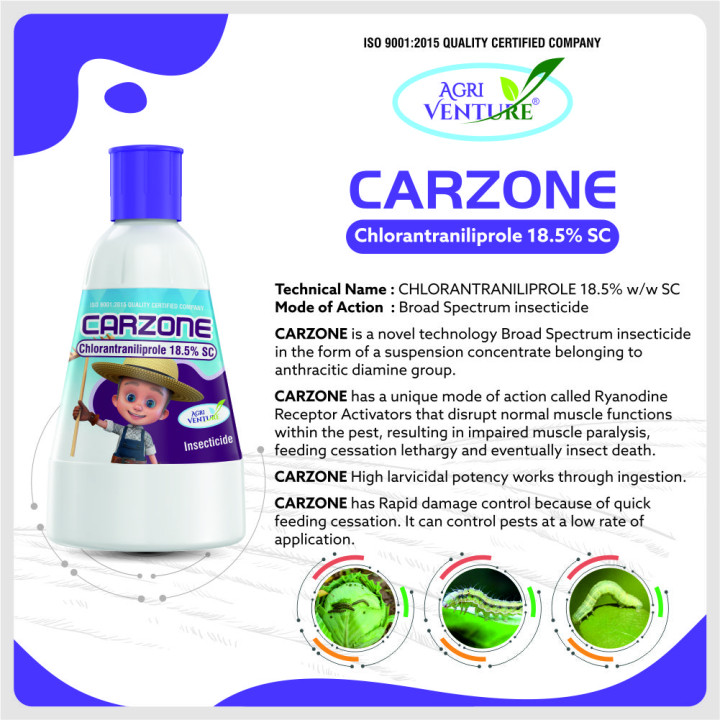 AgriVenture CARZONE Chlorantraniliprole 18.5% SC Insecticide – thumb