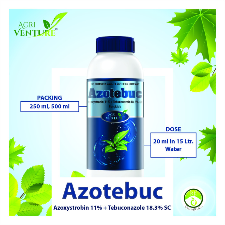 AgriVenture Azotebuc Azoxystrobin 11% + Tebuconazole 18.3% SC Fungicide – thumb