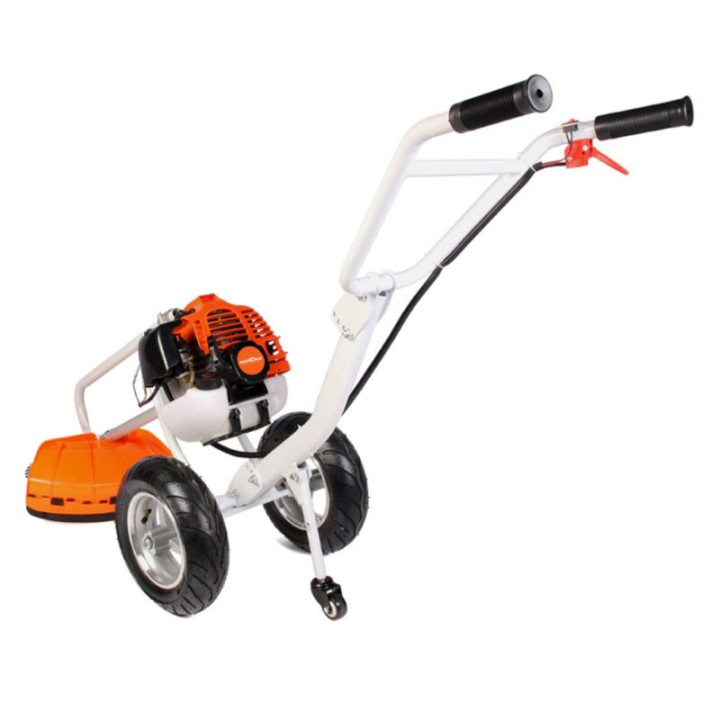 Neptune Trolley Brush Cutter / Grass Trimmer 52cc 2-Stroke Petrol Engine with Wheels (BC-520W) – thumb