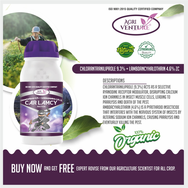 AgriVenture Car Lamcy Chlorantraniliprole 9.3% + Lambda Cyhalothrin 4.6% ZC Insecticide – thumb