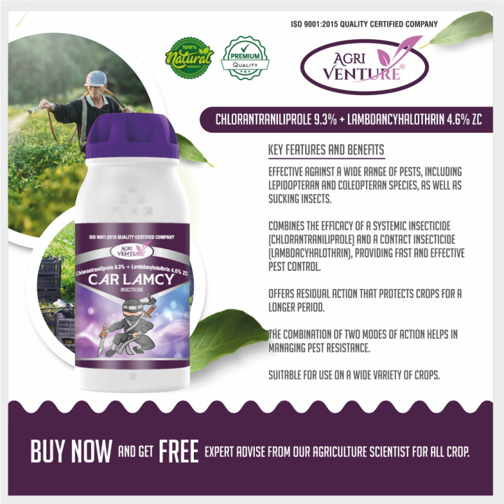 AgriVenture Car Lamcy Chlorantraniliprole 9.3% + Lambda Cyhalothrin 4.6% ZC Insecticide – thumb