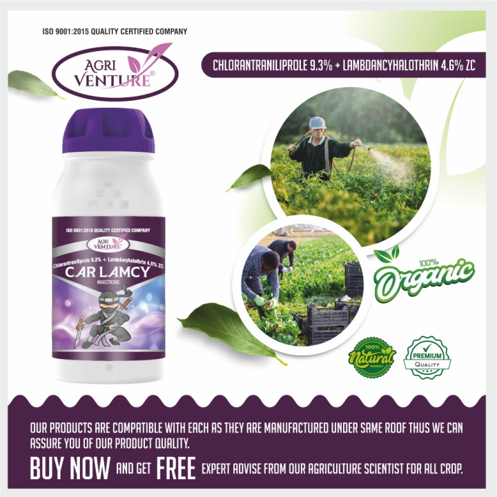 AgriVenture Car Lamcy Chlorantraniliprole 9.3% + Lambda Cyhalothrin 4.6% ZC Insecticide – thumb