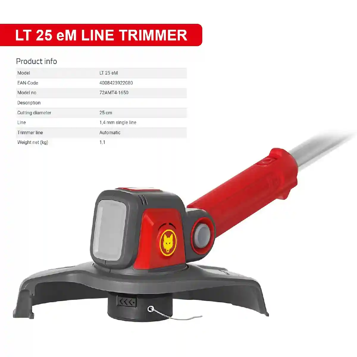 Wolf Garten E-Multi-Star Line Trimmer (LT 25 EM) – thumb