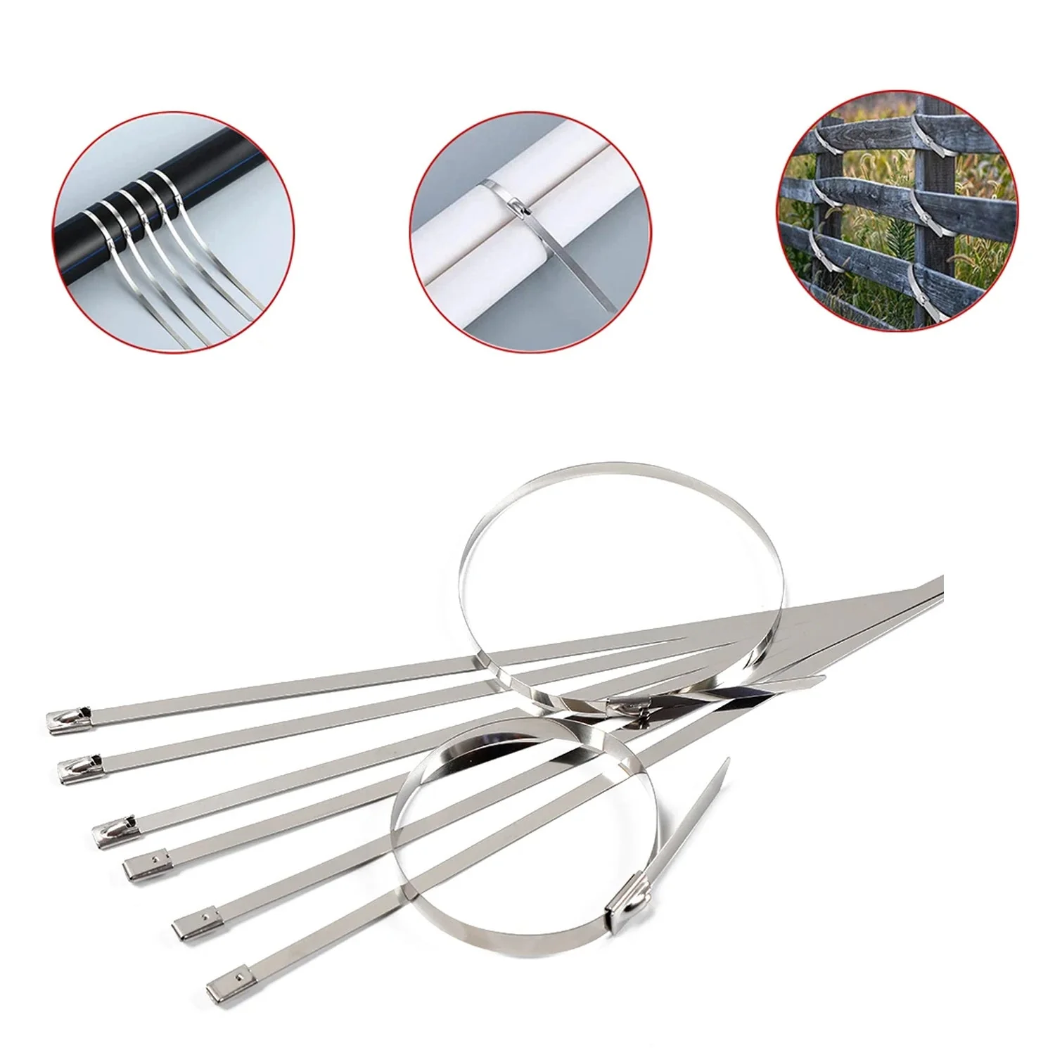 Stainless Steel Cable Ties 4.6×200 mm – main view