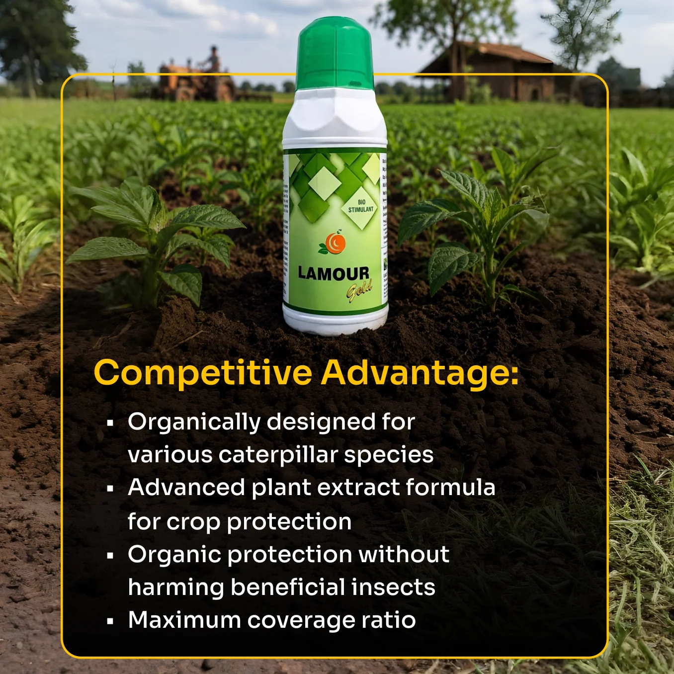 Lacgene Lamour Gold Organic Caterpillar Repellent – thumb