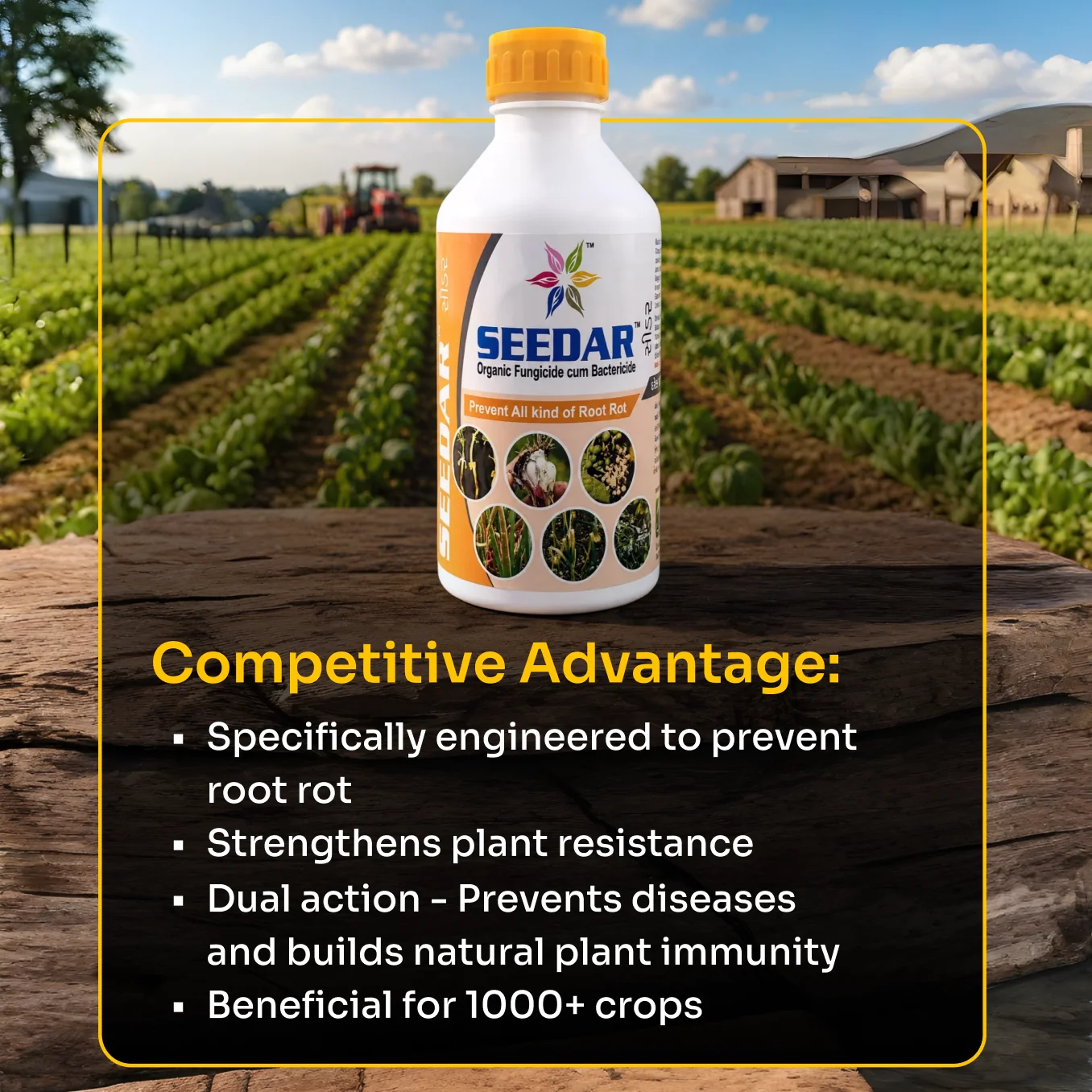 Lacgene Seedar Organic Fungicide cum Bactericide for Root-Rot Management - image 7 of 8