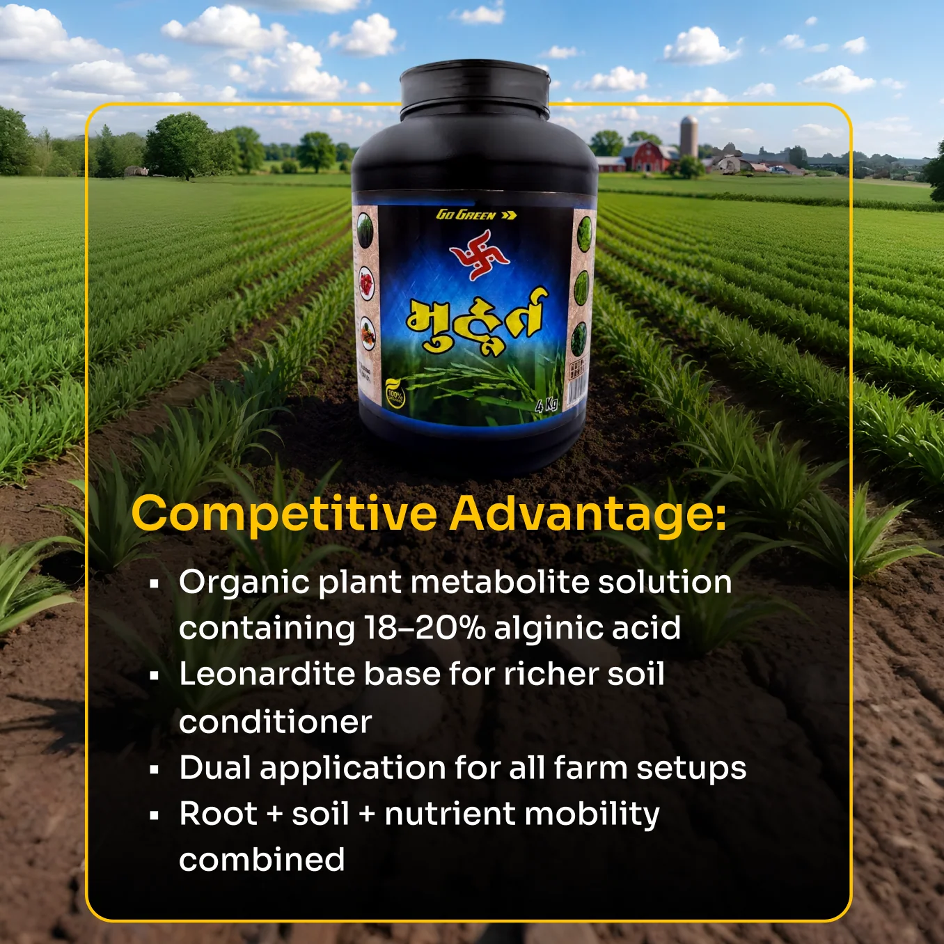 Lacgene Go Green Muhurat Organic Root and Yield Enhancer – thumb