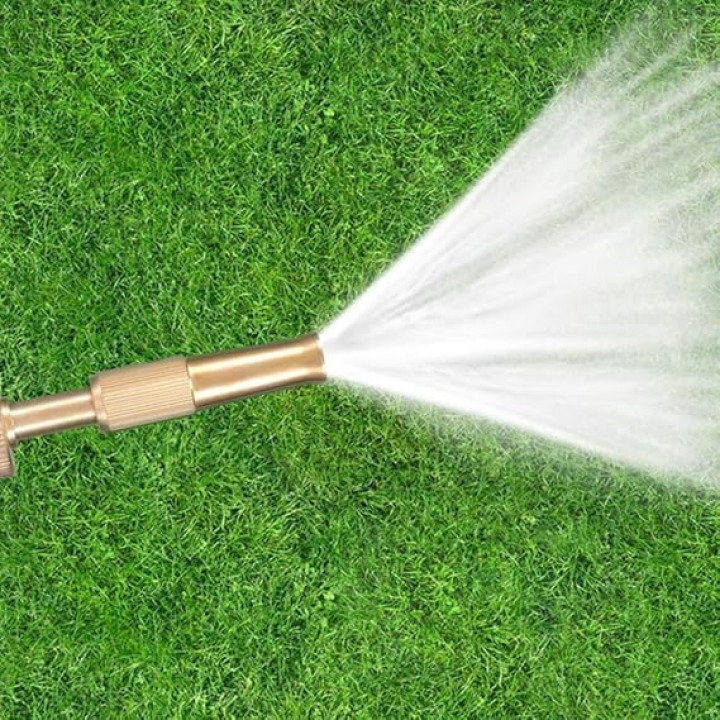 Divine Tree 16 mm Brass Gun Water Spray Nozzle Connector for Garden Hose Pipe – thumb
