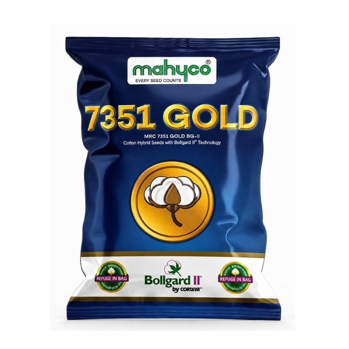 Mahyco MRC 7351 Gold BG-II Hybrid Cotton Seeds