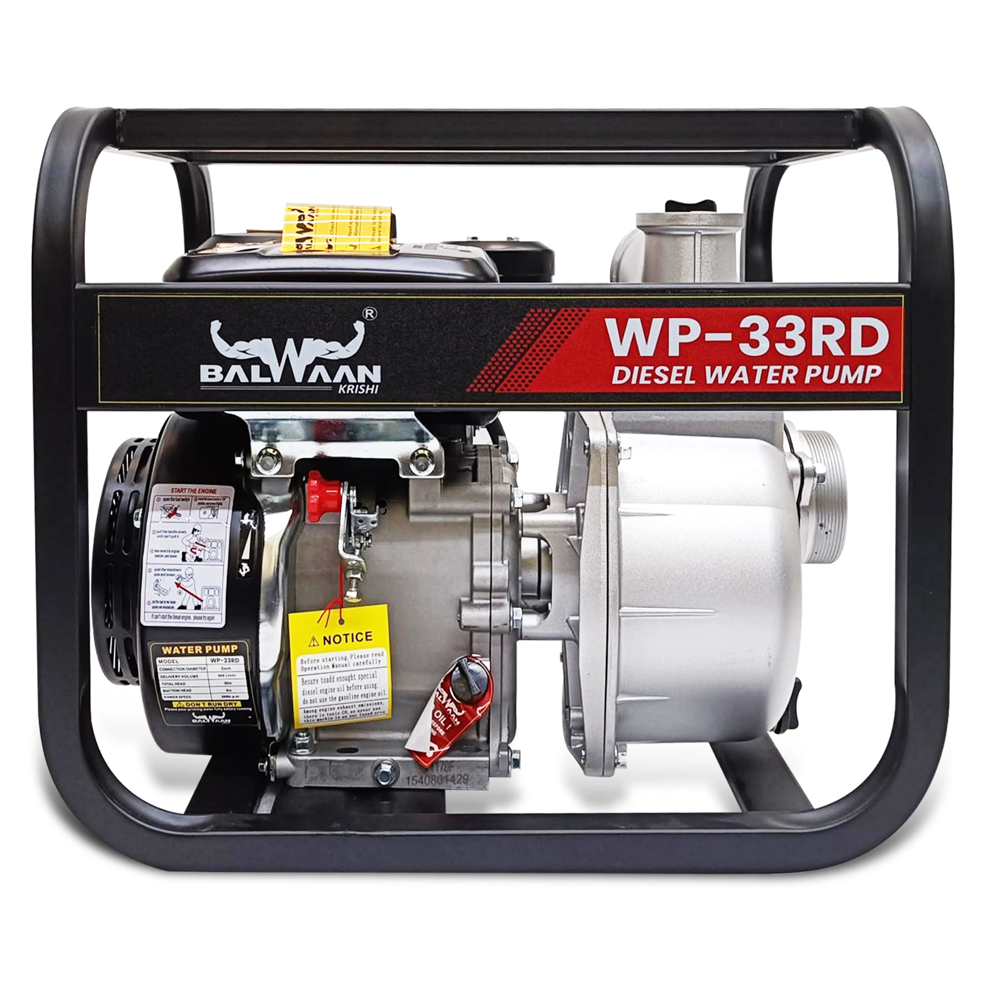 Balwaan WP 33RD Water Pump 3X3 Inch -(Premium)