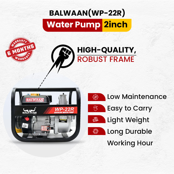 Balwaan Water Pump 2x2 Inch - (Premium) WP-22R – thumb