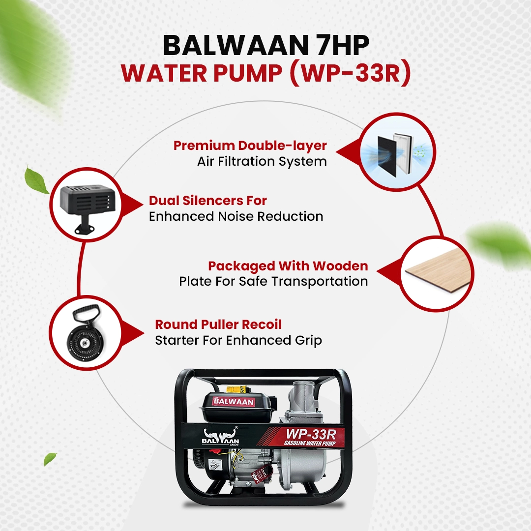 Balwaan WP 33R  Water Pump 3X3 Inch – thumb