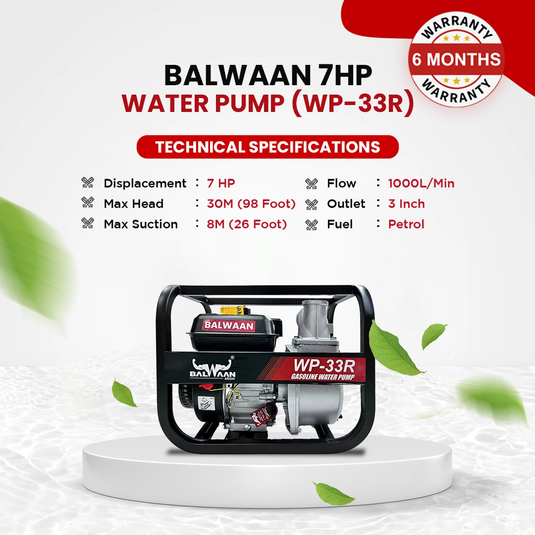 Balwaan WP 33R  Water Pump 3X3 Inch – thumb