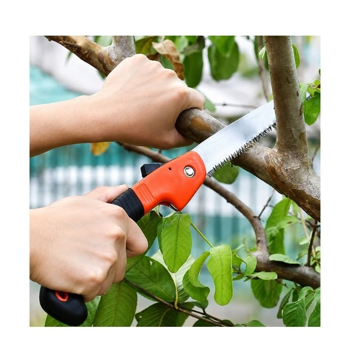 8 Inch Harden Razor Tooth Folding Hand Saw Portable Garden, Camping & Pruning Tool – thumb