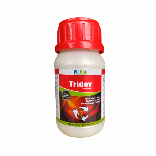 JU Tridev Insecticide Pyriproxyfen 8% + Dinotefuran 5% + Diafenthiuron 18% SC