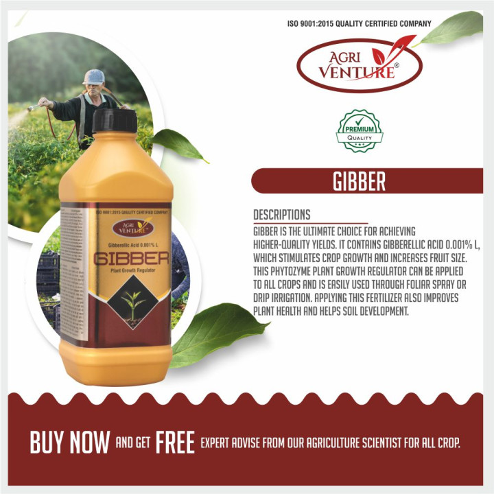 AgriVenture Gibber Gibberellic Acid 0.001% SL Plant Growth Regulator – thumb