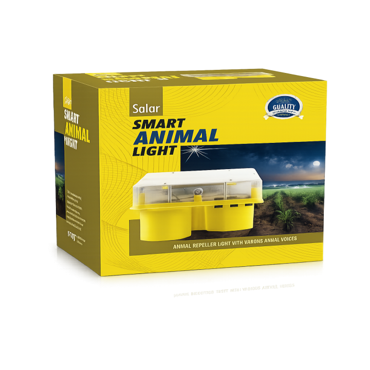 V-SAR Solar Smart Animal Repellent Light with Flashing Red LED – main view