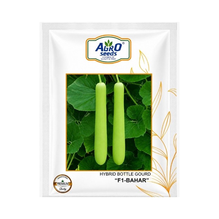 Agro Seeds F1 Bahar Long Hybrid Bottle Gourd Seeds