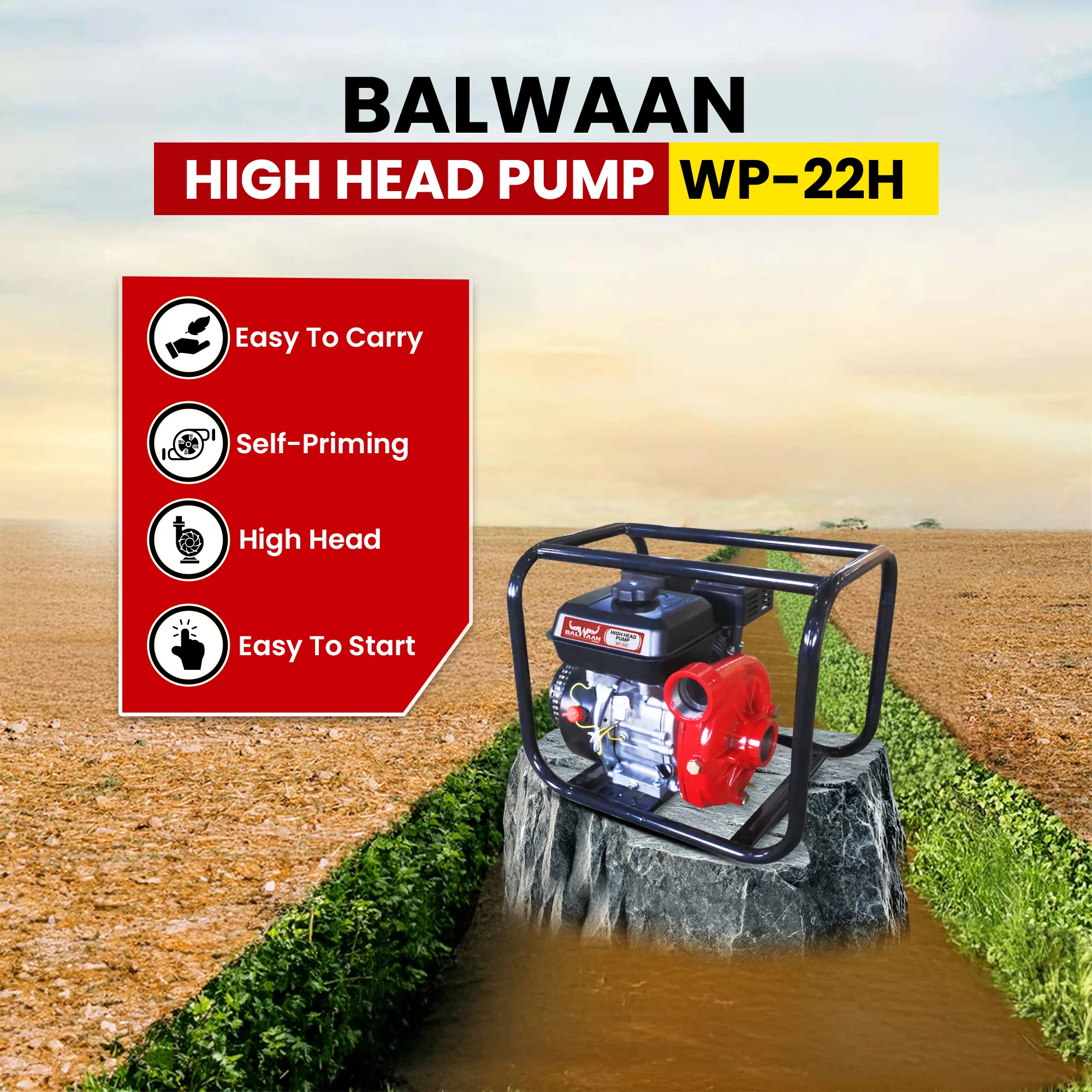 Balwaan High Head Pump 2x2 inch WP- 22H – thumb