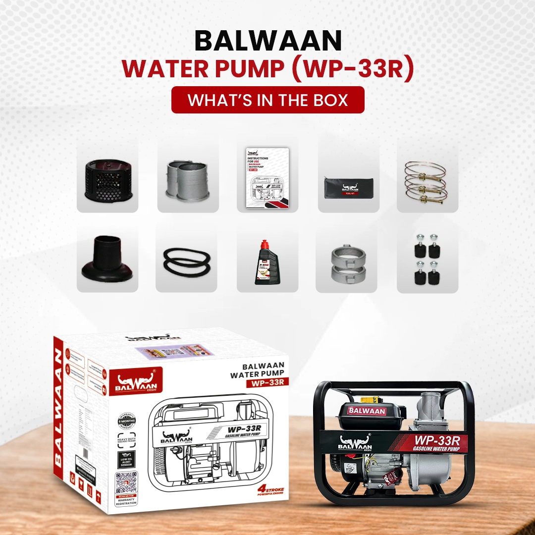 Balwaan WP 33R  Water Pump 3X3 Inch – thumb