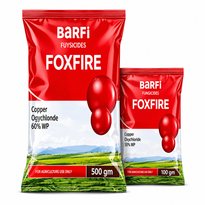 Barfi Foxfire Fungicide Copper Oxychloride 50% WP