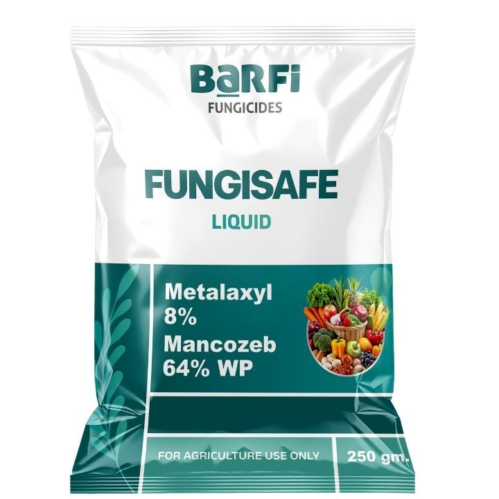 Barfi Fungisafe Metalaxyl 8% + Mancozeb 64% WP Fungicide