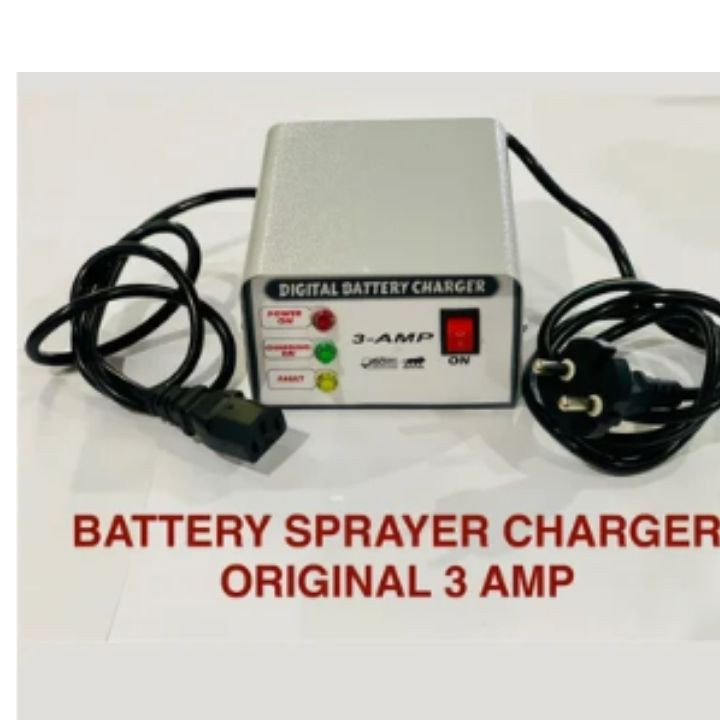 Heavy Duty 12V 3A Digital Battery Charger for Agricultural Sprayers and Spray Pumps – thumb